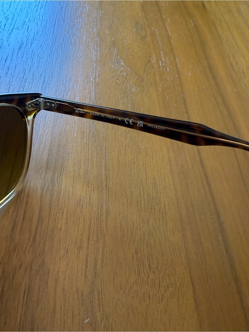 Ray-Ban Tortoiseshell and Brown Gradient Hawkeye Sunglasses - Picture 4 of 9